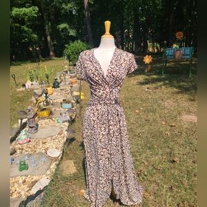 Leopard maxi dress from Iman.